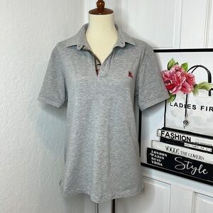 Burberry Brit Gray Polo Shirt Size S